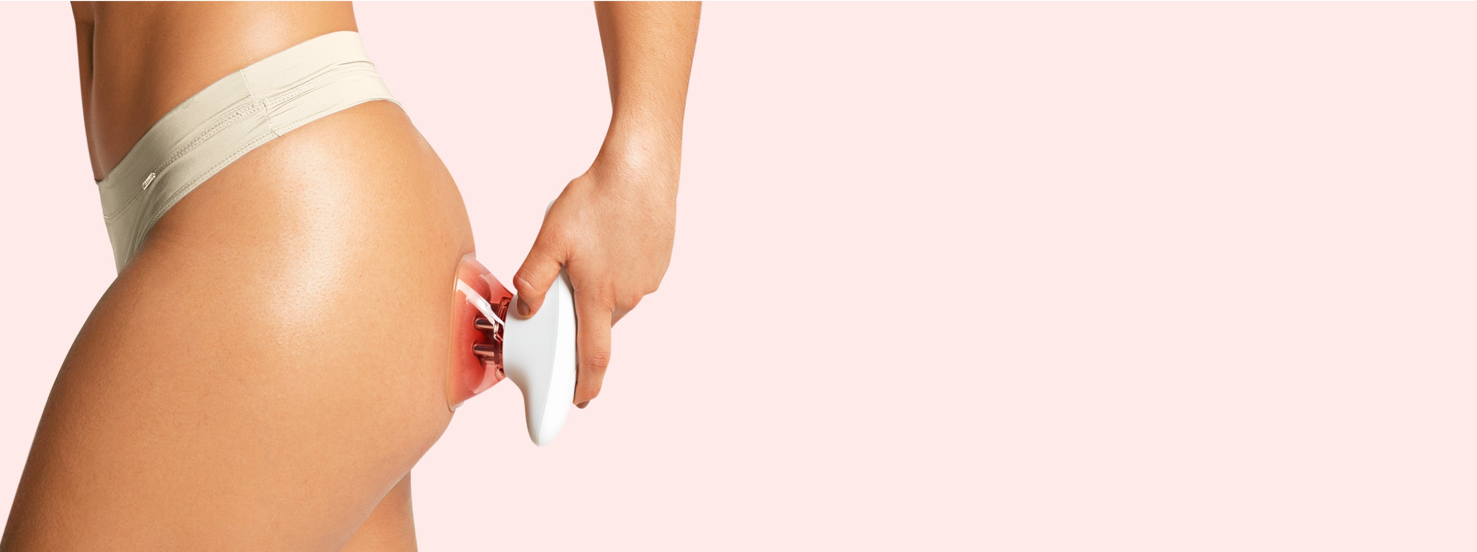 Uso del dispositivo Redu Sculpt en glúteos para moldear y reducir celulitis